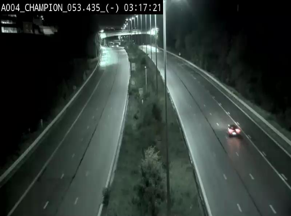 <h2>Webcam E411 à Champion, à proximité de Namur. Vue orientée vers Bruxelles</h2>