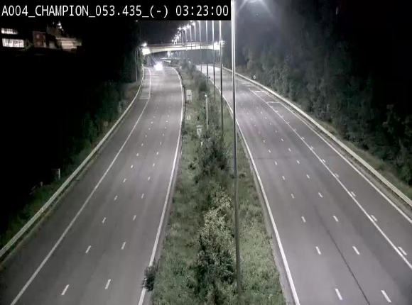 <h2>Webcam E411 à Champion, à proximité de Namur. Vue orientée vers Bruxelles</h2>