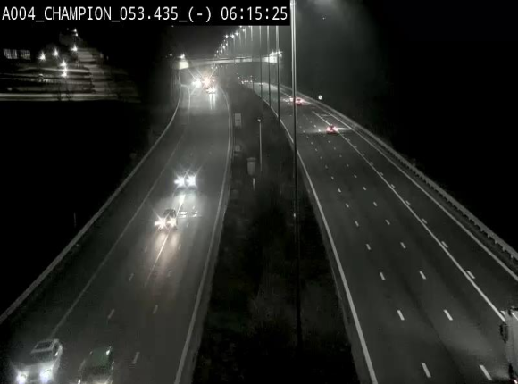 <h2>Webcam E411 à Champion, à proximité de Namur. Vue orientée vers Bruxelles</h2>