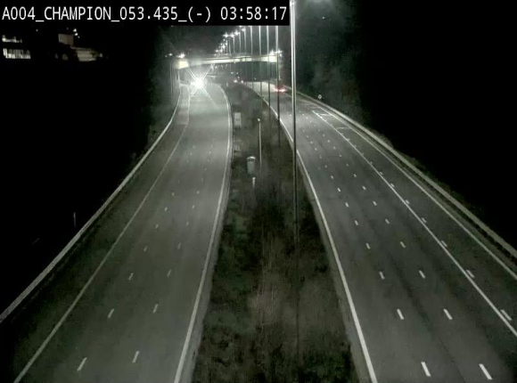 <h2>Webcam E411 à Champion, à proximité de Namur. Vue orientée vers Bruxelles</h2>
