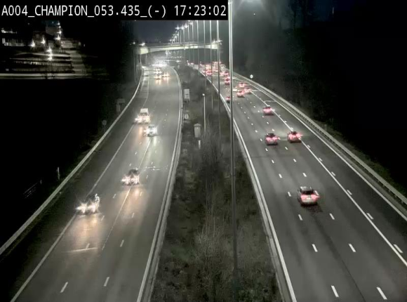 <h2>Webcam E411 à Champion, à proximité de Namur. Vue orientée vers Bruxelles</h2>