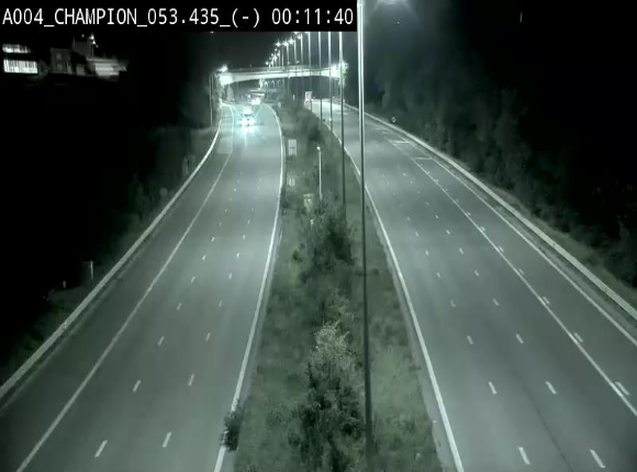 <h2>Webcam E411 à Champion, à proximité de Namur. Vue orientée vers Bruxelles</h2>