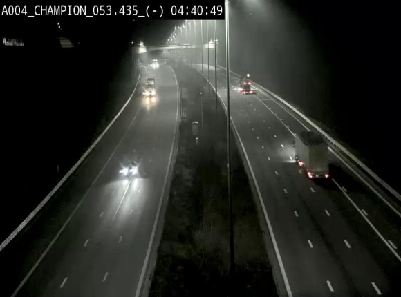 <h2>Webcam E411 à Champion, à proximité de Namur. Vue orientée vers Bruxelles</h2>