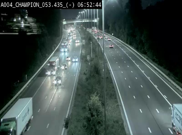 <h2>Webcam E411 à Champion, à proximité de Namur. Vue orientée vers Bruxelles</h2>