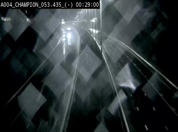 Webcam E411 à Champion, à proximité de Namur. Vue orientée vers Bruxelles