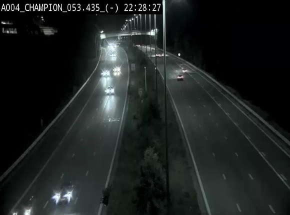 <h2>Webcam E411 à Champion, à proximité de Namur. Vue orientée vers Bruxelles</h2>