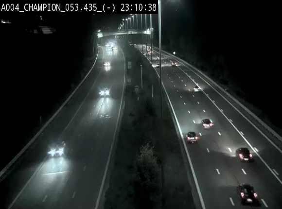 <h2>Webcam E411 à Champion, à proximité de Namur. Vue orientée vers Bruxelles</h2>