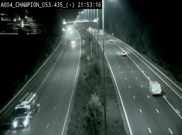 <h2>Webcam E411 à Champion, à proximité de Namur. Vue orientée vers Bruxelles</h2>