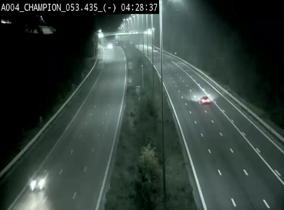 <h2>Webcam E411 à Champion, à proximité de Namur. Vue orientée vers Bruxelles</h2>