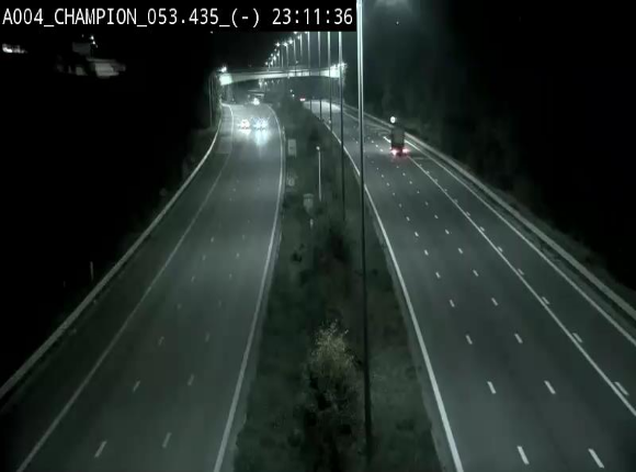 <h2>Webcam E411 à Champion, à proximité de Namur. Vue orientée vers Bruxelles</h2>