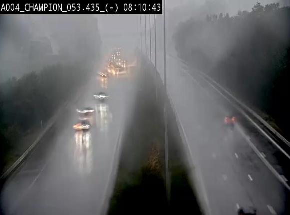 <h2>Webcam E411 à Champion, à proximité de Namur. Vue orientée vers Bruxelles</h2>