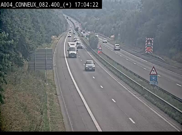<h2>Webcam à hauteur de Conneux sur l'E411 en direction du sud de la Belgique</h2>