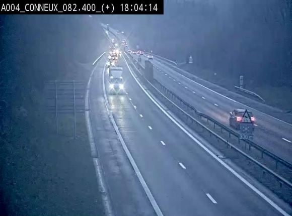 <h2>Webcam à hauteur de Conneux sur l'E411 en direction du sud de la Belgique</h2>