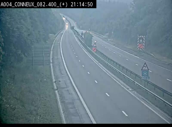 <h2>Webcam à hauteur de Conneux sur l'E411 en direction du sud de la Belgique</h2>