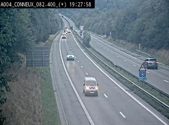 <h2>Webcam à hauteur de Conneux sur l'E411 en direction du sud de la Belgique</h2>