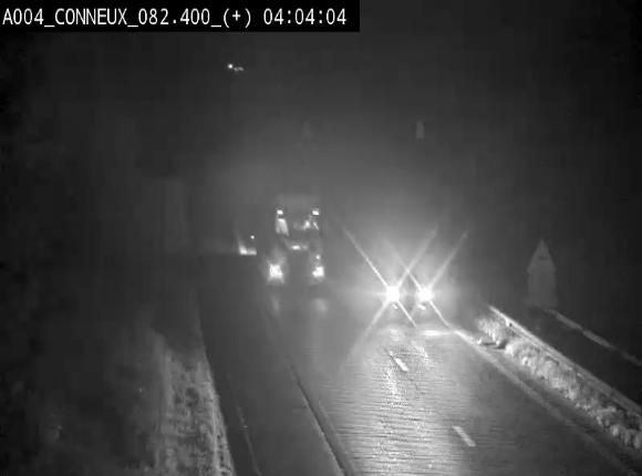 <h2>Webcam à hauteur de Conneux sur l'E411 en direction du sud de la Belgique</h2>