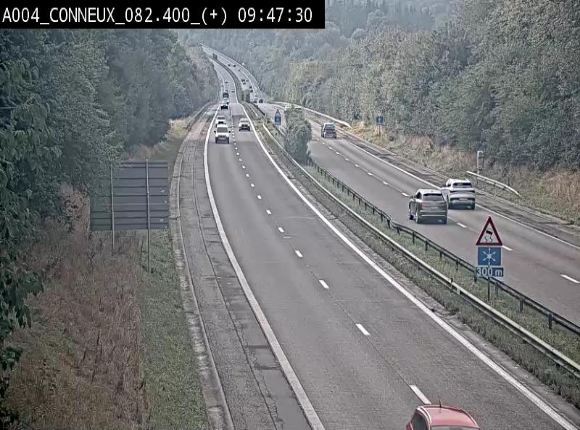 <h2>Webcam à hauteur de Conneux sur l'E411 en direction du sud de la Belgique</h2>