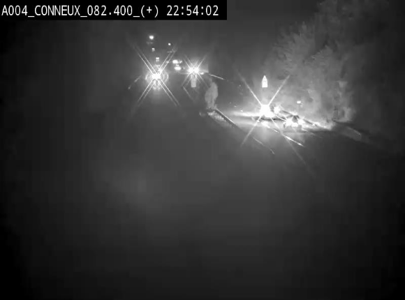 Webcam à hauteur de Conneux sur l'E411 en direction du sud de la Belgique