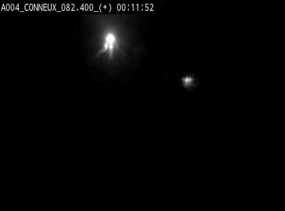 Webcam à hauteur de Conneux sur l'E411 en direction du sud de la Belgique