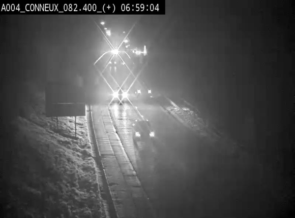 <h2>Webcam à hauteur de Conneux sur l'E411 en direction du sud de la Belgique</h2>