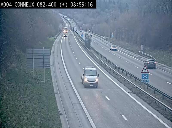 <h2>Webcam à hauteur de Conneux sur l'E411 en direction du sud de la Belgique</h2>