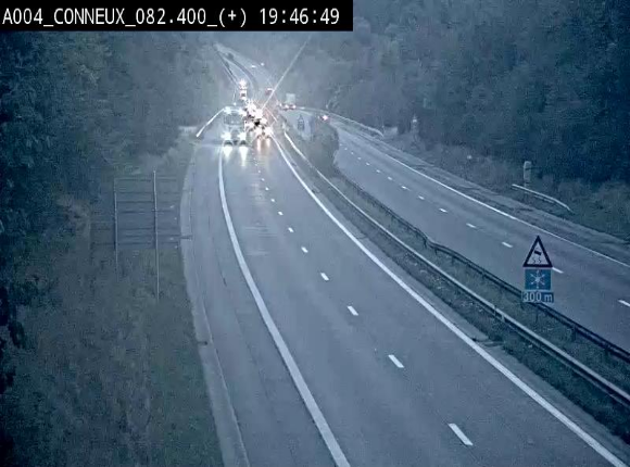 <h2>Webcam à hauteur de Conneux sur l'E411 en direction du sud de la Belgique</h2>
