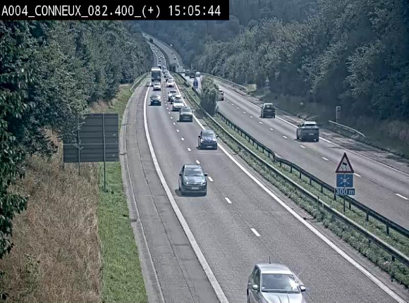 <h2>Webcam à hauteur de Conneux sur l'E411 en direction du sud de la Belgique</h2>