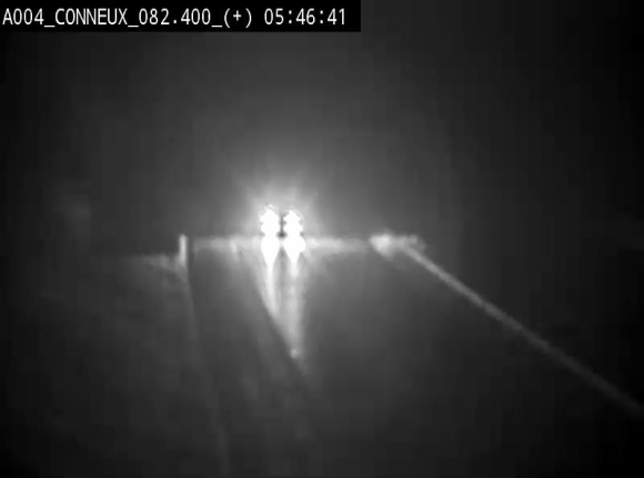 Webcam à hauteur de Conneux sur l'E411 en direction du sud de la Belgique