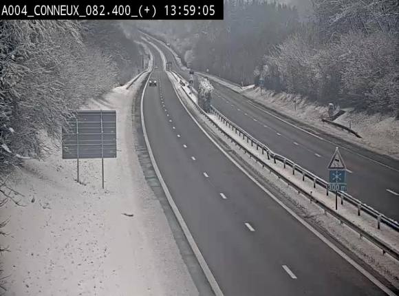 <h2>Webcam à hauteur de Conneux sur l'E411 en direction du sud de la Belgique</h2>