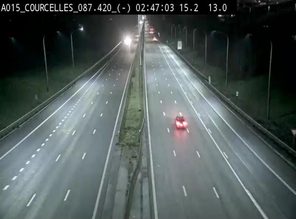 <h2>Webcam autoroute Belgique - Viesville - E42 direction Mons - BK 84.35</h2>