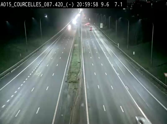 <h2>Webcam autoroute Belgique - Viesville - E42 direction Mons - BK 84.35</h2>