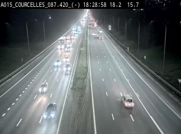 <h2>Webcam autoroute Belgique - Viesville - E42 direction Mons - BK 84.35</h2>