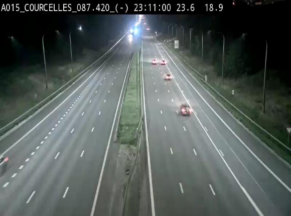 <h2>Webcam autoroute Belgique - Viesville - E42 direction Mons - BK 84.35</h2>