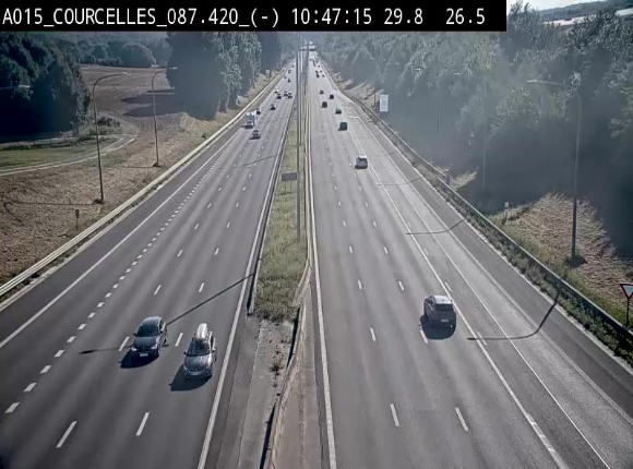 <h2>Webcam autoroute Belgique - Viesville - E42 direction Mons - BK 84.35</h2>