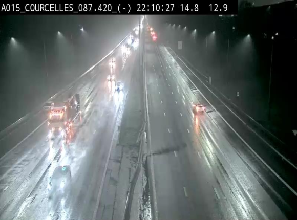 <h2>Webcam autoroute Belgique - Viesville - E42 direction Mons - BK 84.35</h2>