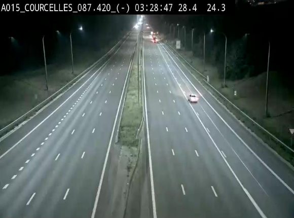 <h2>Webcam autoroute Belgique - Viesville - E42 direction Mons - BK 84.35</h2>