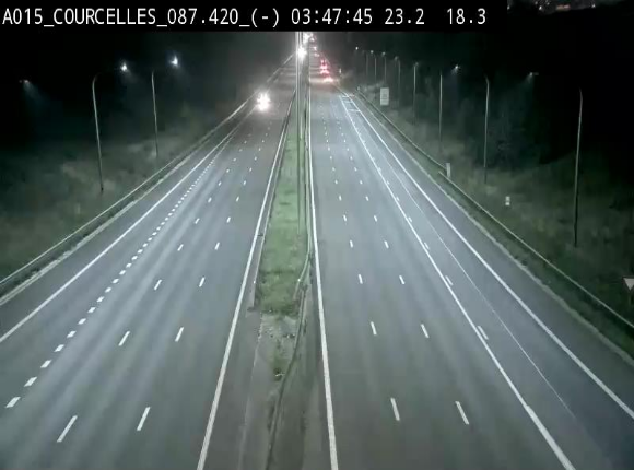 <h2>Webcam autoroute Belgique - Viesville - E42 direction Mons - BK 84.35</h2>