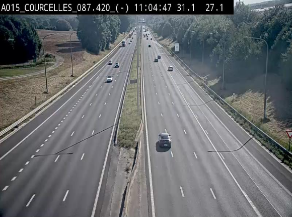 <h2>Webcam autoroute Belgique - Viesville - E42 direction Mons - BK 84.35</h2>
