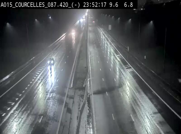 <h2>Webcam autoroute Belgique - Viesville - E42 direction Mons - BK 84.35</h2>