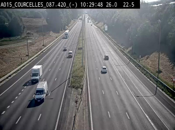 <h2>Webcam autoroute Belgique - Viesville - E42 direction Mons - BK 84.35</h2>