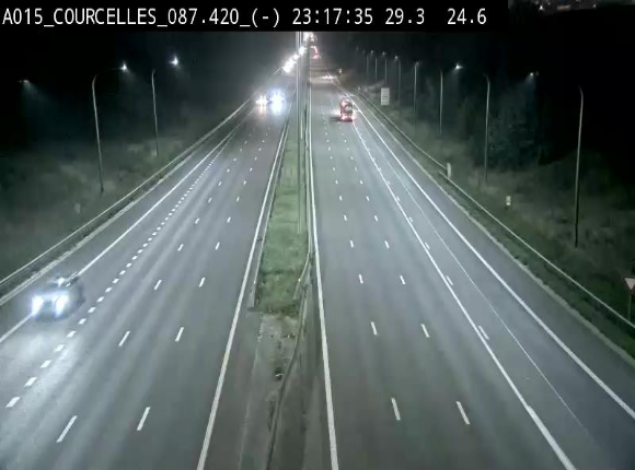 <h2>Webcam autoroute Belgique - Viesville - E42 direction Mons - BK 84.35</h2>