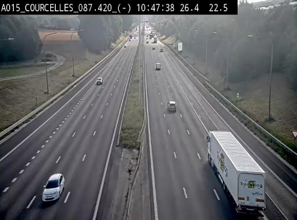 <h2>Webcam autoroute Belgique - Viesville - E42 direction Mons - BK 84.35</h2>