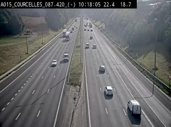 <h2>Webcam autoroute Belgique - Viesville - E42 direction Mons - BK 84.35</h2>
