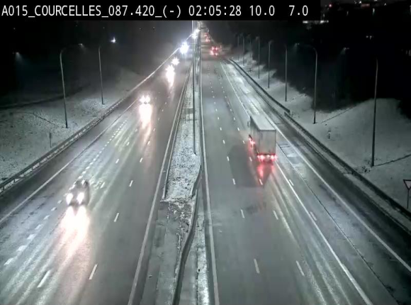 <h2>Webcam autoroute Belgique - Viesville - E42 direction Mons - BK 84.35</h2>