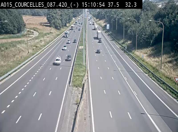 <h2>Webcam autoroute Belgique - Viesville - E42 direction Mons - BK 84.35</h2>