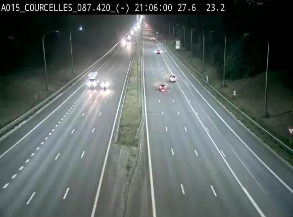<h2>Webcam autoroute Belgique - Viesville - E42 direction Mons - BK 84.35</h2>