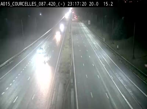 <h2>Webcam autoroute Belgique - Viesville - E42 direction Mons - BK 84.35</h2>