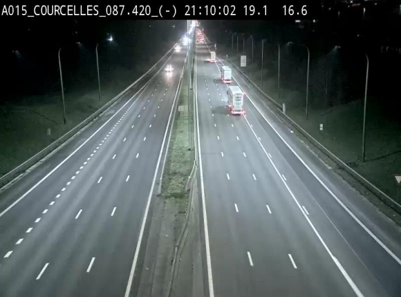 <h2>Webcam autoroute Belgique - Viesville - E42 direction Mons - BK 84.35</h2>