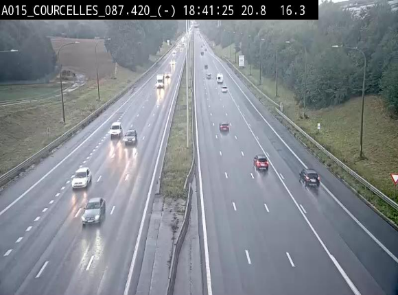 <h2>Webcam autoroute Belgique - Viesville - E42 direction Mons - BK 84.35</h2>