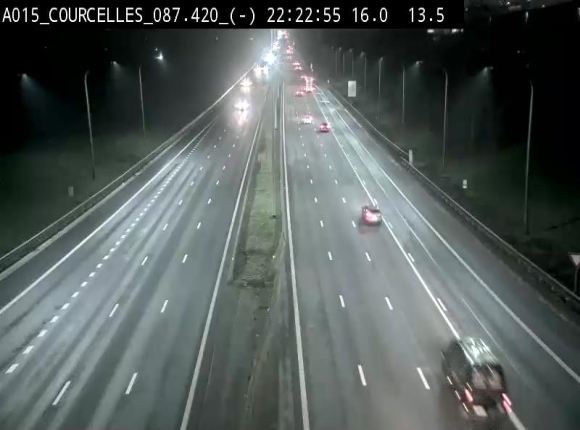 <h2>Webcam autoroute Belgique - Viesville - E42 direction Mons - BK 84.35</h2>